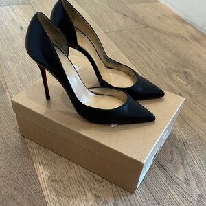 Christian Louboutin Black and Red Heels